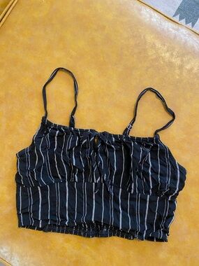 Hollister Crop Tank Top with Tie Front